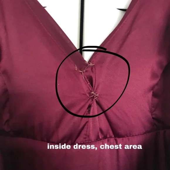 ♥️ Maroon / Burgundy Windsor Prom Dress ♥️ - Picture 6 of 8